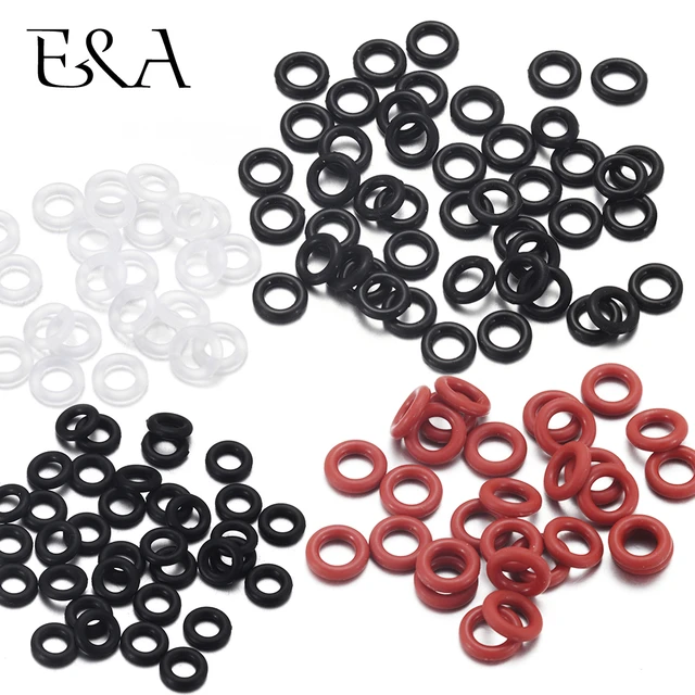 30pcs Rubber O-ring Positioning Of Beads Charms For Leather Bracelet Making  Elastic Assortment Washer Gasket Sealing Ring - Jewelry Findings &  Components - AliExpress