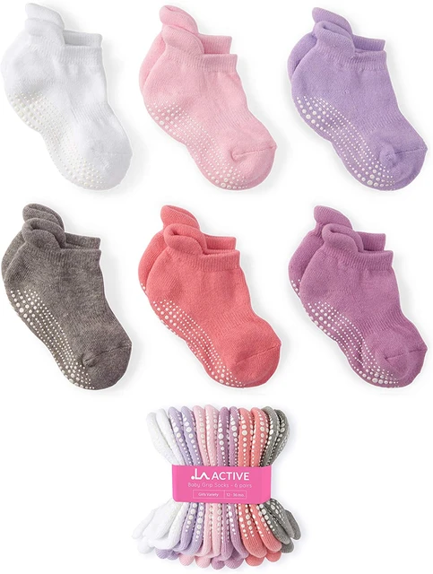 6 Pair Socks Set anti-slip toddler socks are perfect Grip Ankle Socks Baby  Toddler Infant