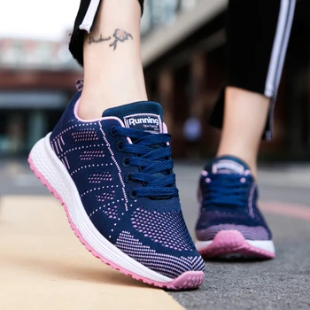 

Lightweight Women Shoes Men Spring Autumn New Mesh Breathable Female Shoes Black White Big Size Couple Footwear Sports Shoes