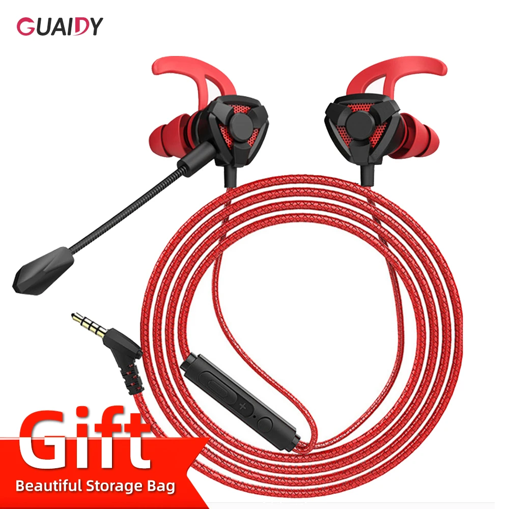 Headsets Wired 3 5mm Game Sports Earphone Music Earbuds Stereo Universal For Samsung Galaxy S20 Xiaomi Mi 6S With Mic Portable