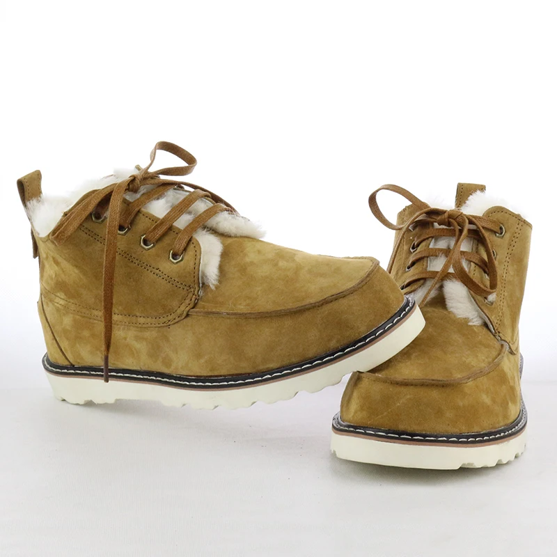Мужские зимние ботинки из натуральной кожи с натуральным мехом|shoes brand|shoes fashionshoes