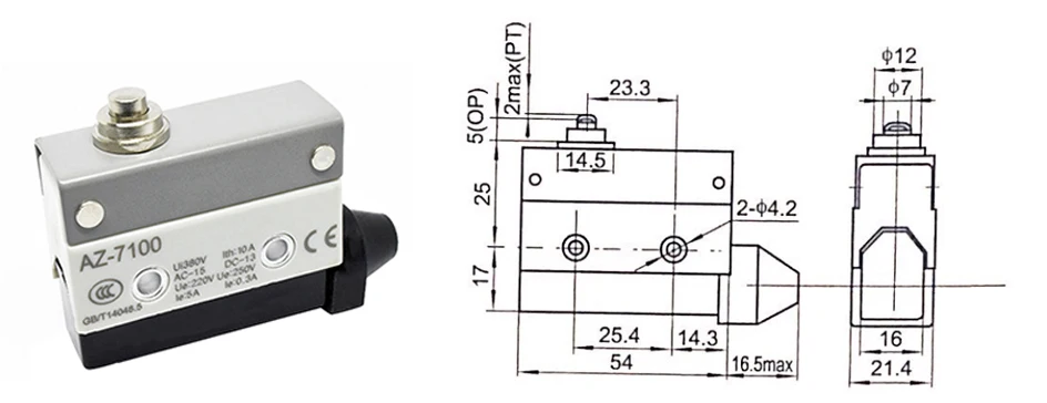 AZ-7100 micro limit switch