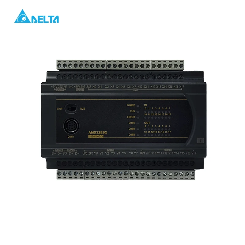 DELTA PLC ES2 Analog IO points Programmable Logic Controller 16/20/24/32/40/60/80 Points Motor DVP32ES200T |