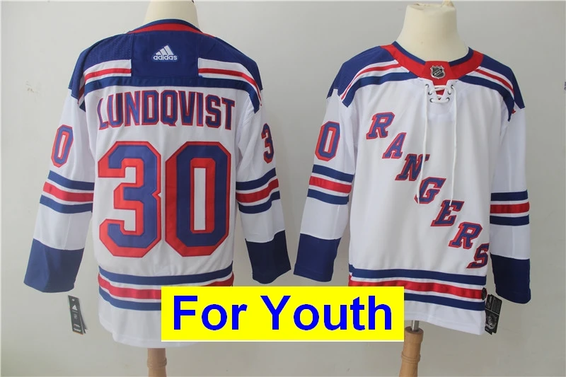 Детский Молодежный Нью-Йорк артеми Panarin Henrik Lundqvist Mika Zibanejad коврики Zuccarello Ryan McDonagh трикотажные изделия - Цвет: Синий