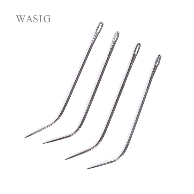 Needles Sewing Hair Weaving  Knitting Needle Hair Extensions - 12pcs J  Type Weaving - Aliexpress