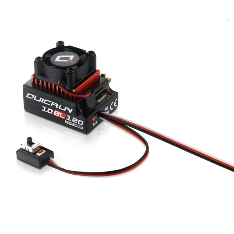 Оригинальный контроллер скорости Hobbywing quirun 10BL120 120 сенсорный 120A 2 3S Lipo бесщеточный