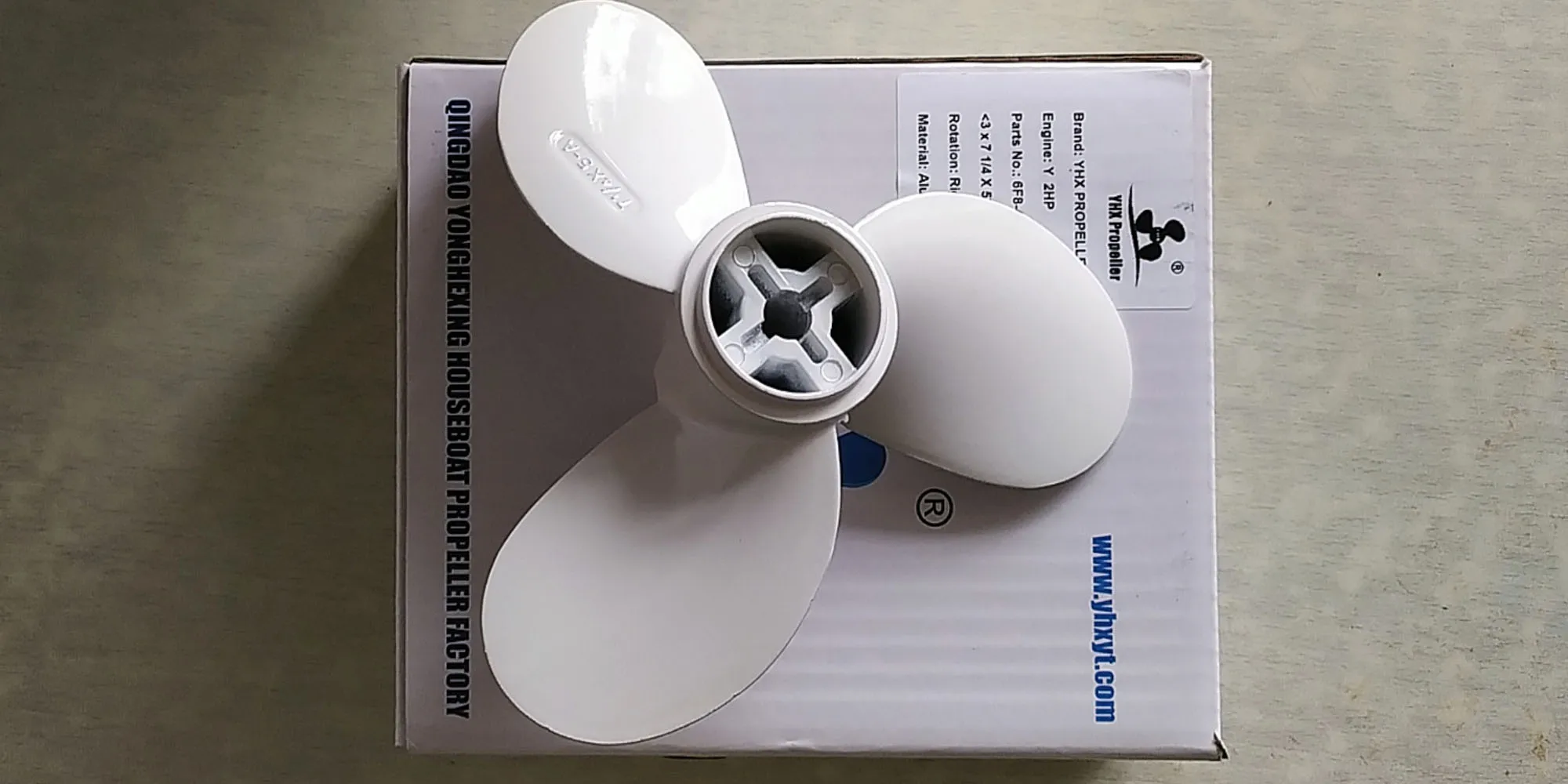 Marine Propeller Aluminum for Yamaha Honda 2.0HP 2HP 2.5HP Outboard Motor Parts 7 1/4 X 5-A