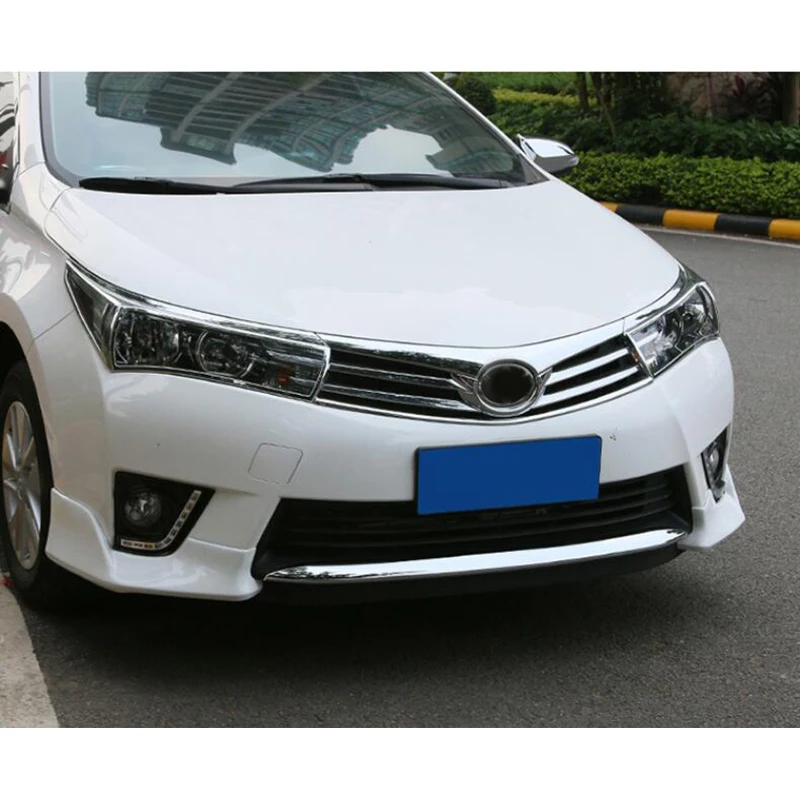 Подходит для 14-18 для Toyota Corolla передняя планка Декоративная полоса специальный автомобиль передний бампер Декоративная полоса