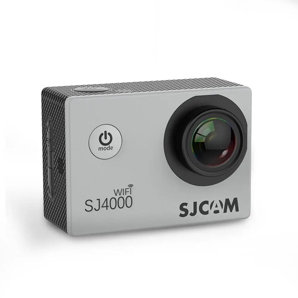 Sjcam Sj4000Wifi Спортивная камера для улицы Водонепроницаемая Hd 1080P антенна D1080P Hd спортивная Dv Спортивная камера - Цвет: Серебристый