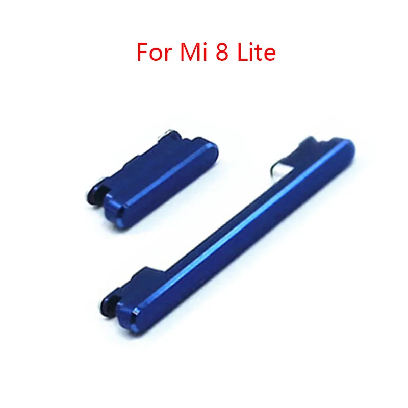 10 шт. для Xiaomi Mi 8 9 Lite Кнопка громкости питания Кнопка включения выключения громкость вверх-вниз ключ для боковой кнопки