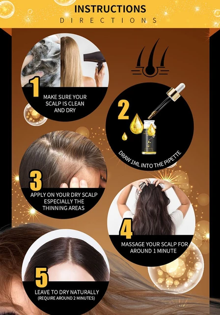 LAVDIK Ginger Fast Hair Growth Serum Essential Oil Anti Preventing Hair Lose Liquid Damaged Hair Repair Growing Dropship TSLM1 4