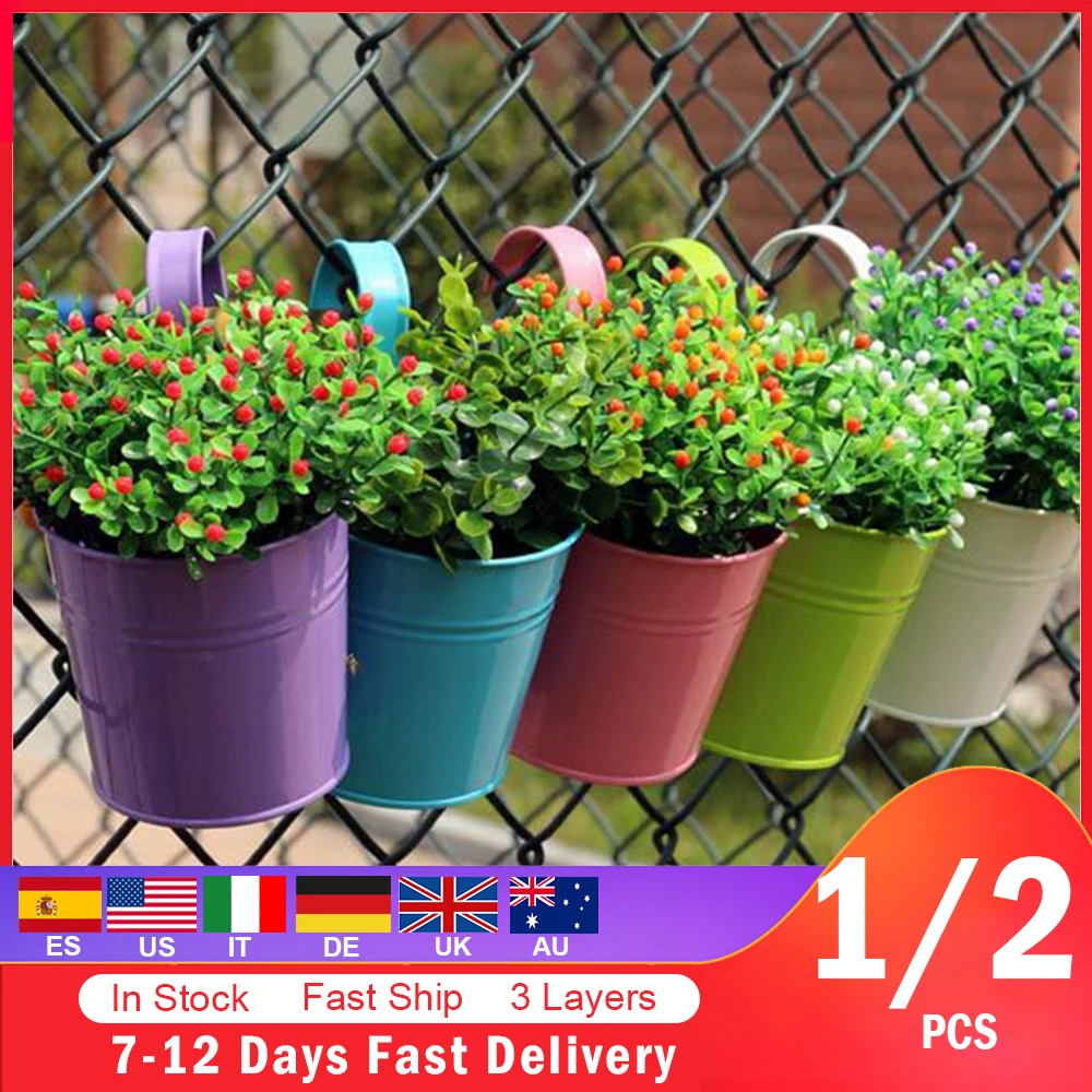 1/2 шт. подвесная гирлянда цветочный горшок садовый подвесной Балконный держатель