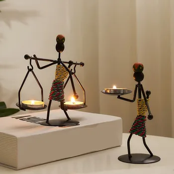 

Romantic Accessories Figure Candle Decoration Holder Handmade Night Dinner Pure Strong Creative