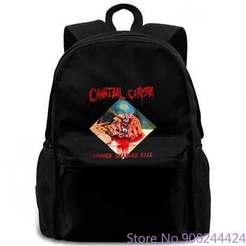 

VTG CANNIBAL CORPSE HAMMER SMASHED FACE DEATH METAL CHRIS BARNES reprint Hot women men backpack laptop travel school adult