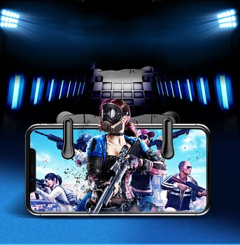 

Mobile Phone Gaming Trigger for PUBG Gamepad Game Turbo Fire Button 36 Shots Per Second Pubg Controller PABG Pabga Free Fire