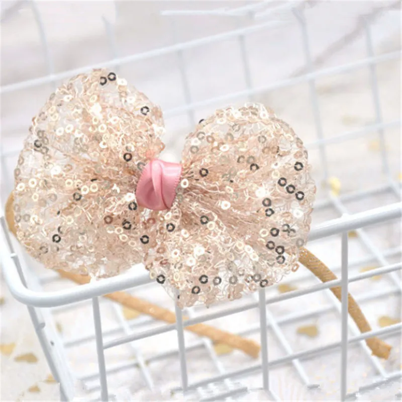 beige hairbands 10 шт./лот, модный бутиковый ободок с бантиком, заколки для волос с бантом, заколки для волос, аксессуары для волос принцессы - Цвет: beige hairbands