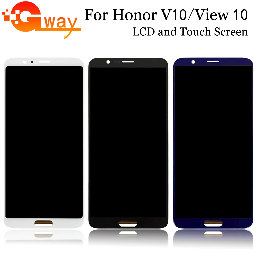 Для Huawei Honor V10 BKL AL00 AL20 / View 10 Global L09 ЖК дисплей + дигитайзер с сенсорным экраном в