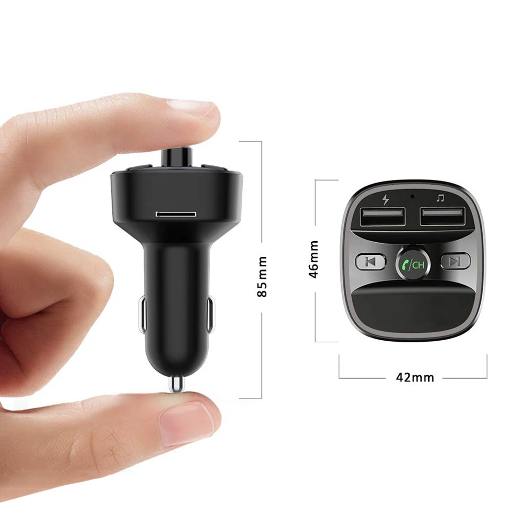Автомобильный MP3-плеер Bluetooth Handsfree USB зарядное устройство fm-передатчик радио адаптер автомобильный carros интерьер Новые популярные аксессуары