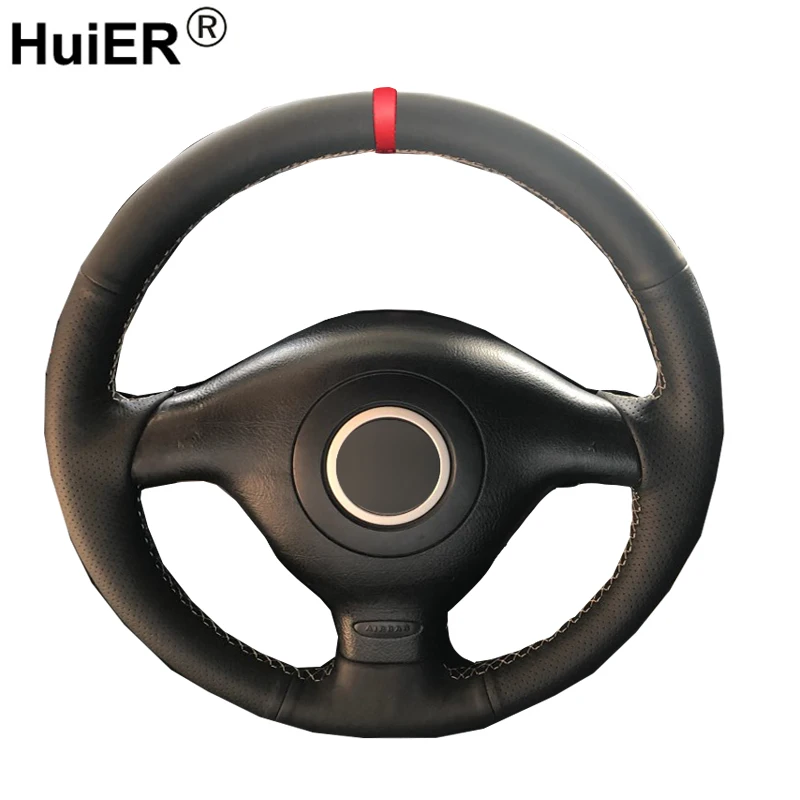 Ручное шитье HuiER яркий красный маркер для Volkswagen VW Golf 4 Mk4 Passat B5 1996 2003 Seat Leon 1999 2004