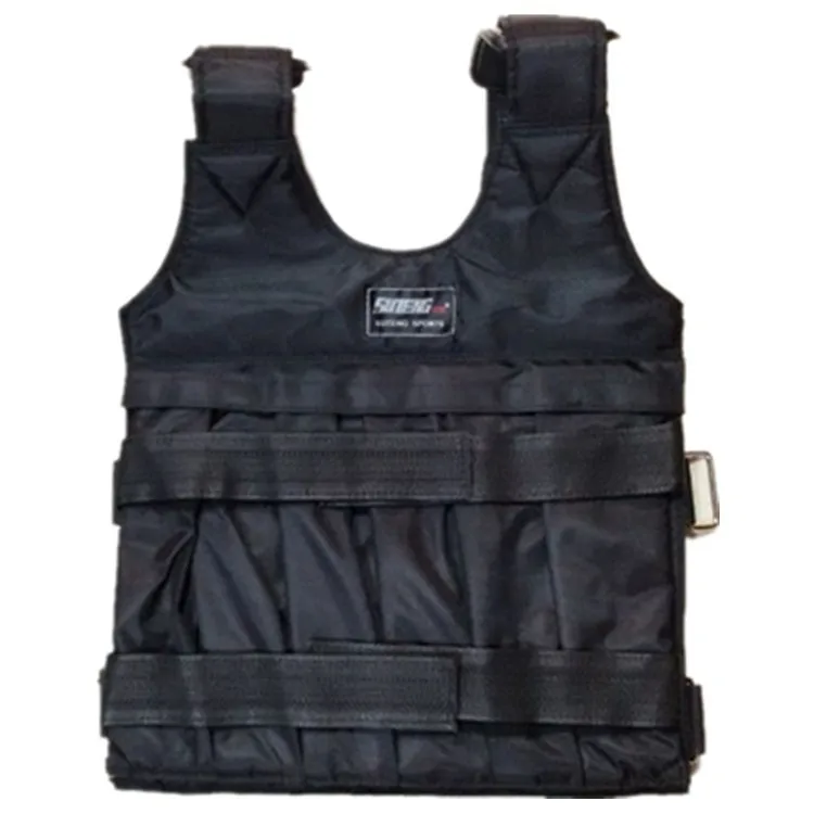 

20kg/50kg Loading Weighted Vest for Boxing Training Workout Fitness Equipment Adjustable Waistcoat Jacket Sand Clothing