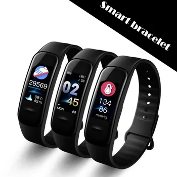 

C1s Smart Bracelet IP67 Fitness Tracker Blood Pressure Heart Rate Monitor Sleep Tracker Wristband For Android Smart Bracelet