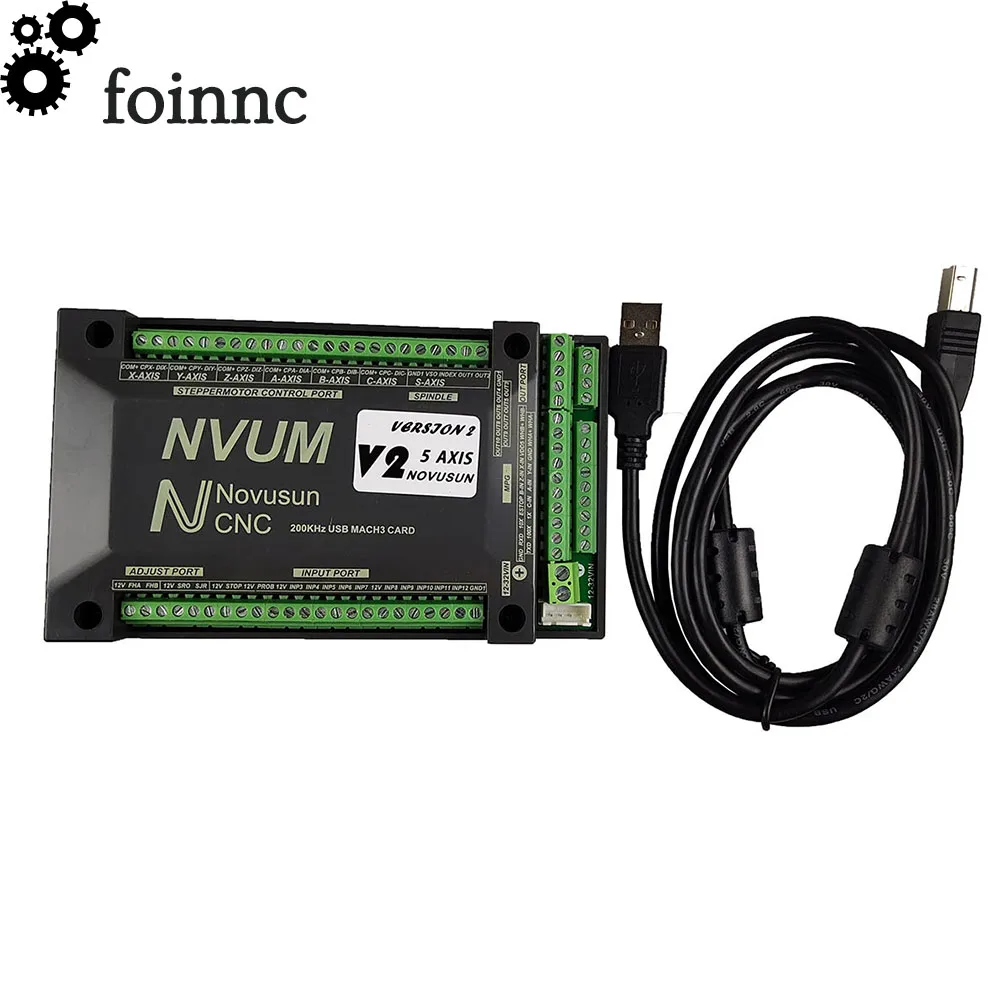 NVUM 4-осевая USB-карта Mach3 300 кГц ЧПУ-роутер 3 4 5 6-осевая карта управления движением