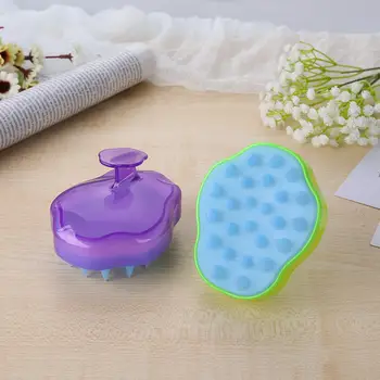 

Silicone Head Body Scalp Massage Brush Comb Shampoo Hair Washing Comb Shower Brush Bath Spa Slimming Massage Brush