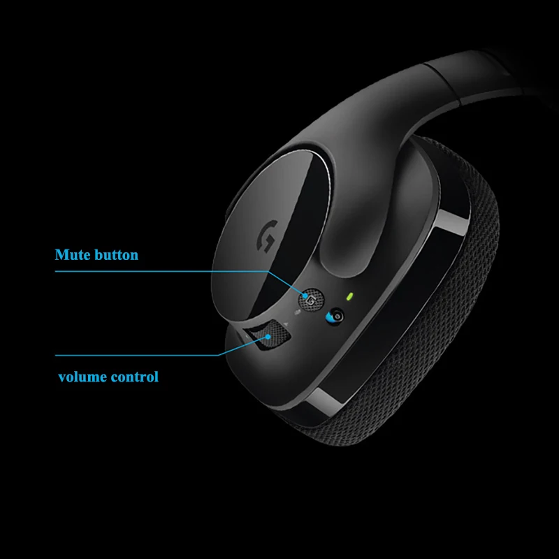 Оригинальные беспроводные Игровые наушники Logitech G533 DTS 7 1 с микрофоном