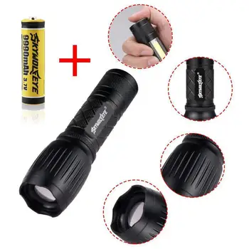 

Mini Usb Rechargeable LED Flashlight T6+COB 7-Modes Torch Bright Lamp For Outdoor Lighting Camping Powerful Led Flashlight