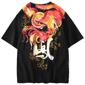 

Fashion Men O-Neck Short Sleeve T-Shirt New Summer Cotton White Tops Male Casual Tees Printed Loose Fit Pullover Black T-Shirts