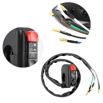 

On/Off Motorcycle Button Switch Motorbikes Handlebar ATV Start Universal
