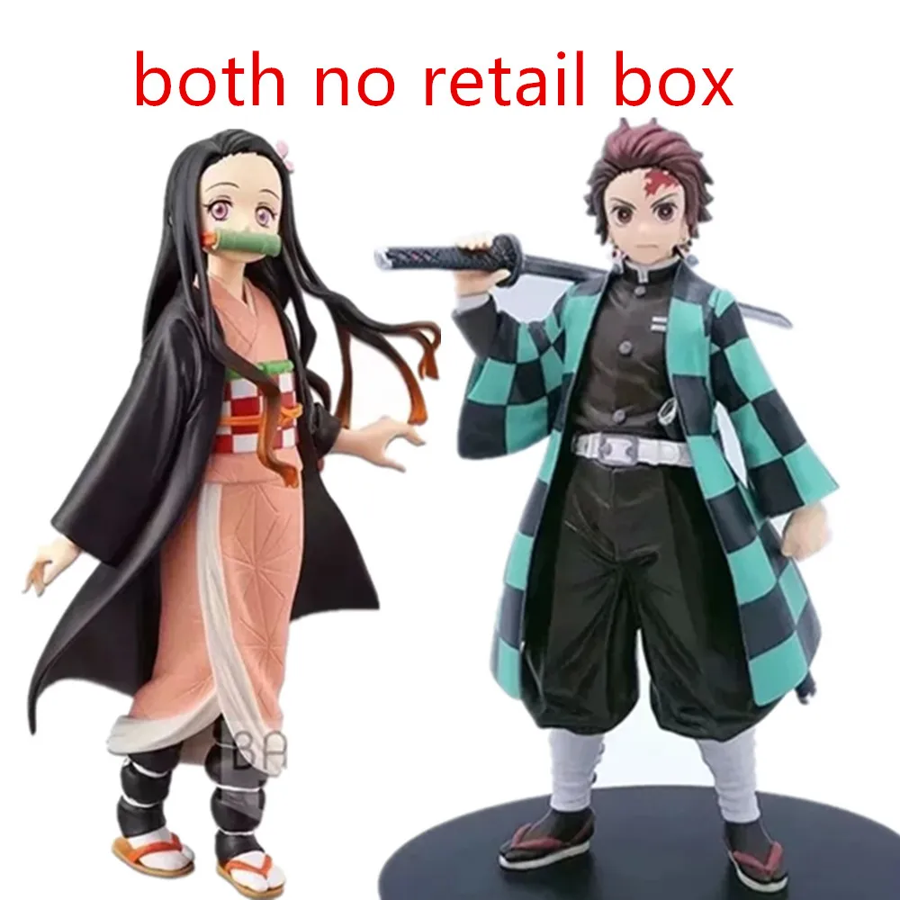 Demon Slayer Tanjirou Nezuko ПВХ Фигурки Модель игрушки Demon Slayer аниме-фигурка Kimetsu no Yaiba аниме Fgures - Цвет: Коричневый