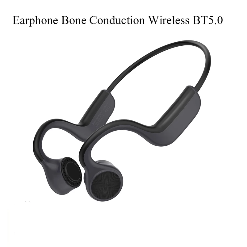 Earphone Bone Conduction Wireless earphones Bluetooth 5.0 Sports Headset Bone Conduction Earphone with Mic for phones dropship