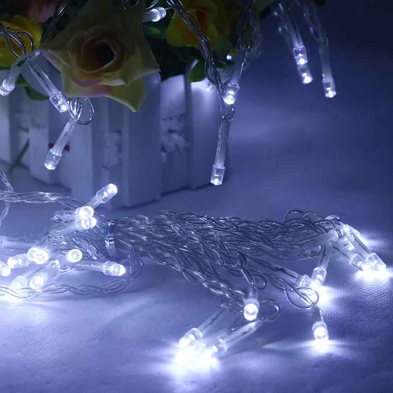 SZYOUMY 3x3 м Led сосулька занавес струнный светильник Рождественский Сказочный светильник s для наружного дома праздничные вечерние украшения