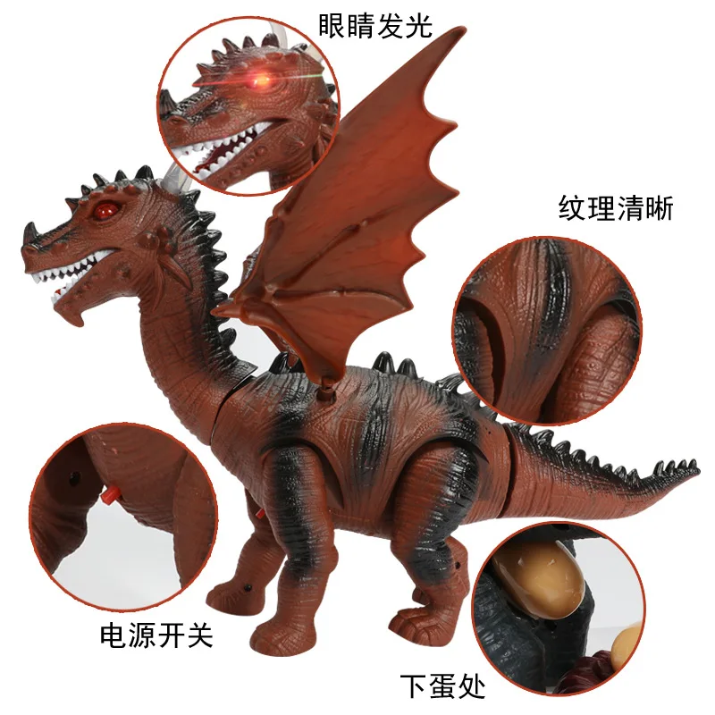 Lay Eggs Projection Electric Dinosaur Place of Origin Supply of Goods Hot Selling Walk Sound Making Shining Children Model Dinos