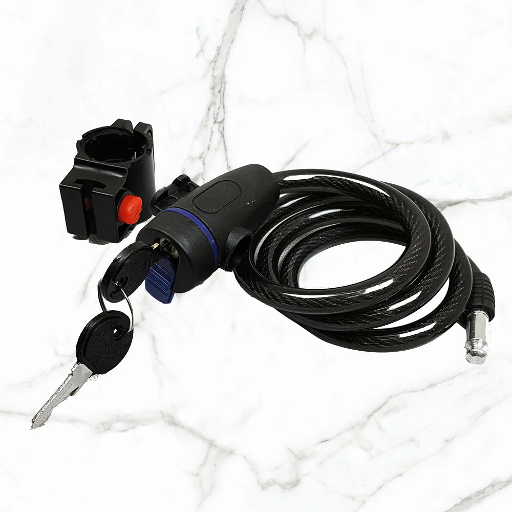 

Theft Spiral Steel Cable Combination Code Accessories Cycling Lightweight Grills Universal Protective Bicycle Bike Lock