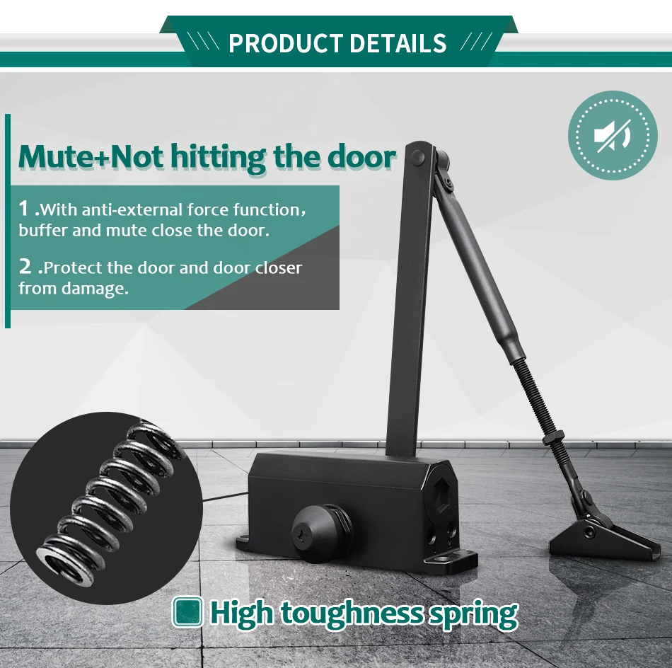 Black-Color-Easy-To-Install-Hydraulic-Buffer-Door-Closer,For-25kg-45kg-door,-positioning-protect-door-closer_06