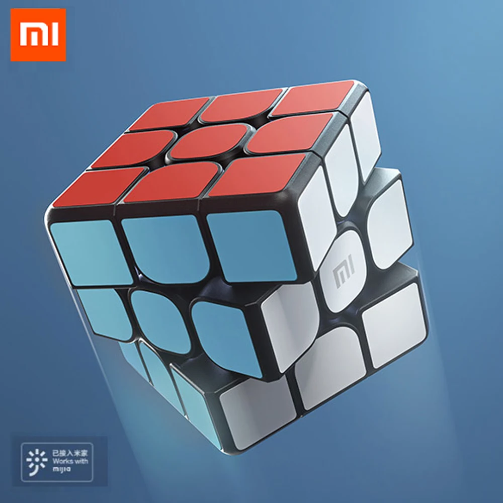 Оригинальный XIAOMI оригинальный Bluetooth магический куб умный шлюз связь 3x3x3 квадратный Магнитный куб головоломка научное образование игрушка п...
