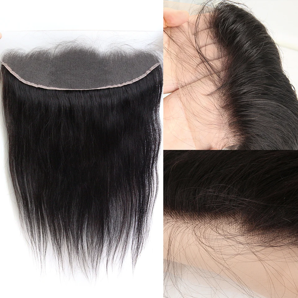 Cexxy Straight Hair Bundles With Closure Frontal Remy Hair Body