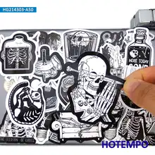 

50pcs Funny Gothic Art Graffiti Demon Death Devil Skull Phone Laptop Motorcycle Car Stickers for Guitar Skateboard Bike Sticker