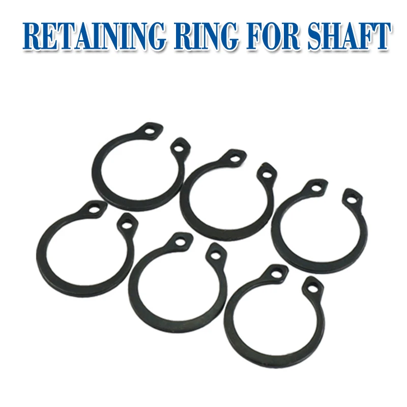Luchang 10PCS Shaft with A Ring Outside Card Card Spring C-Type Retaining Ring External Retaining Circlip Ring Shaft Bearing M28 10Pcs Luchang 10PCS Shaft with A Ring Outside Card Card Spring C-Type Retaining Ring External Retaining Circlip Ring Shaft Bearing M28 10Pcs