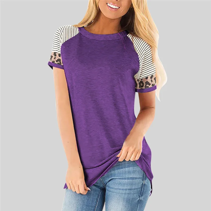 Women's Short Raglan Sleeve T-shirt-2