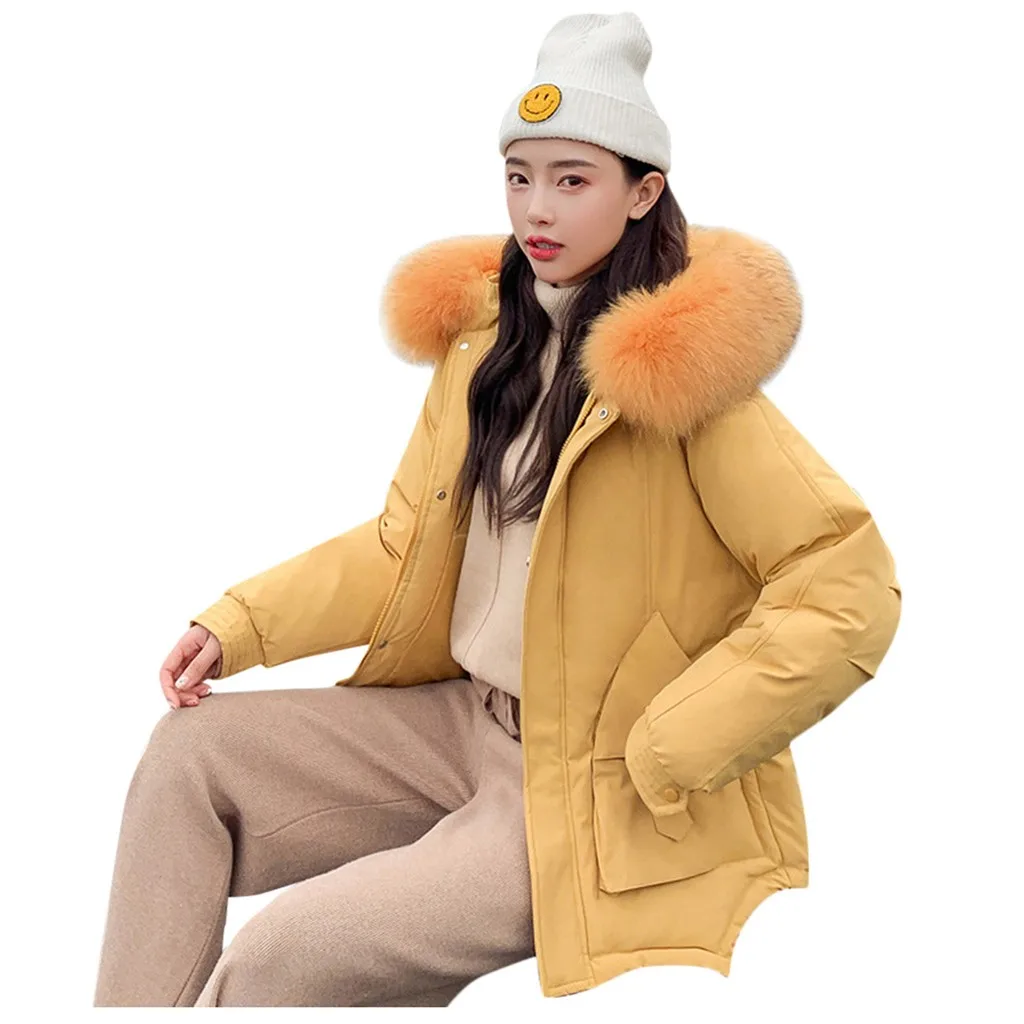 Manteau femme hiver abrigos mujer invierno, 6 цветов, женская верхняя одежда, длинное зимнее пальто с хлопковой подкладкой, Женское пальто с карманами