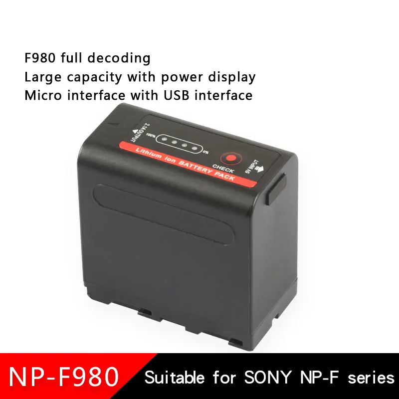 7 4 V 8700 мА/ч NP F980Exp F980 для Sony CCD TRV35 TRV940 RV100 TR415E DCR TR7Series батареи|Цифровые аккумуляторы|