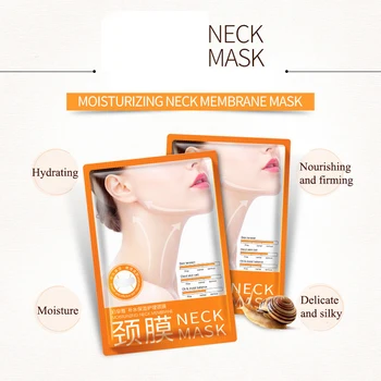 10PCS lot BIOAQUA Neck Mask Hyaluronic Acid Lifting Firming Moisturizing Nourishing Mask Anti Wrinkle Aging