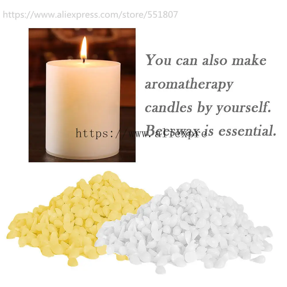 Pure Natural Beeswax Wax Candles Making Supplies 100% No Added Soy Wax Lipstick DIY Material Candle