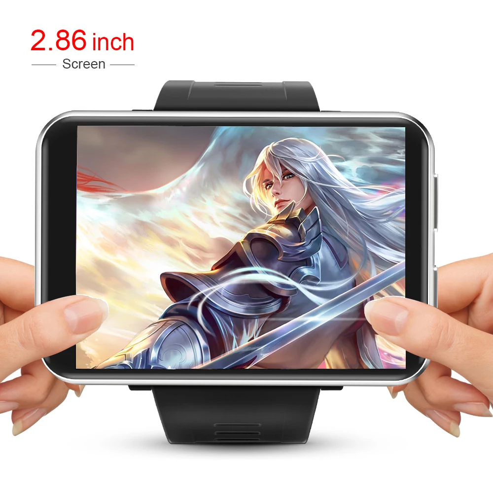 US $125.99 LEMFO LEMT 286 Inch Display 4G Smart Watch Android 7 2700 Mah Lithium Battery 3GB 32GB Wifi Take Video Soft Strap