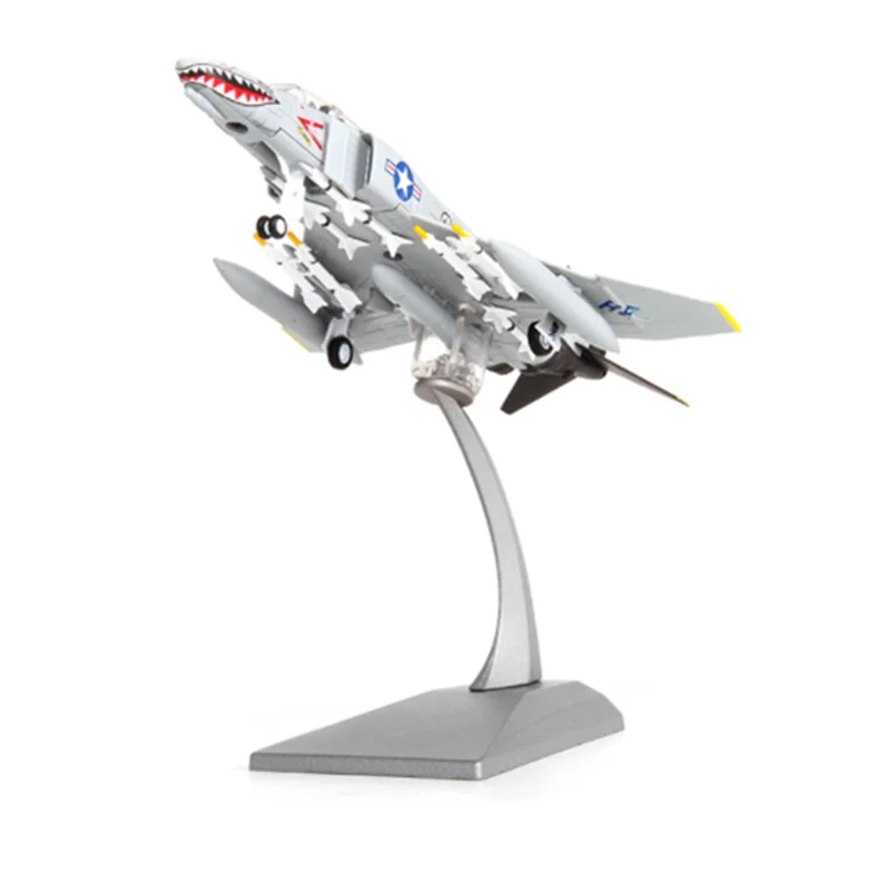 Коллекция 1:100 scal air defense interceptor F4 Fighter Модель литья под давлением сплав самолет дисплей для детей и взрослых