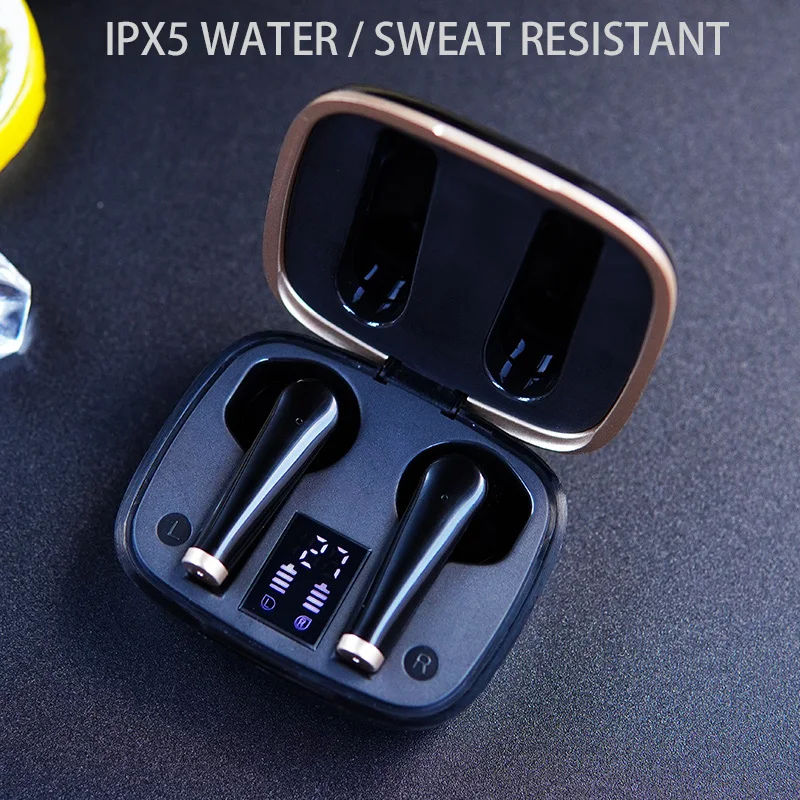 Hifi Wireless Headphone Charging Box Earphones Bluetooth 5 0 Mini 9D Waterproof Sports Stereo Earbuds Headsets With Microphone