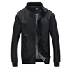 Big Size 4XL 5XL Mens Spring Summer Jackets Casual Thin Male Windbreakers College Bomber Black Windcheater Hommes Varsity Jacket ► Photo 3/6